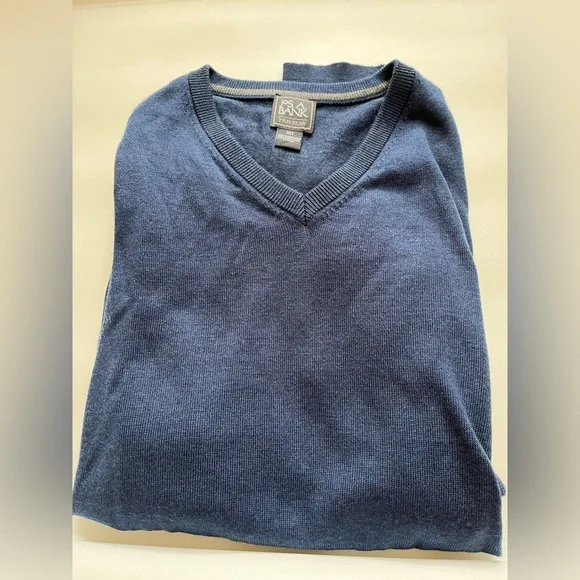 Jos. A. Bank Charcoal V-Neck Sweater - Picture 3 of 3
